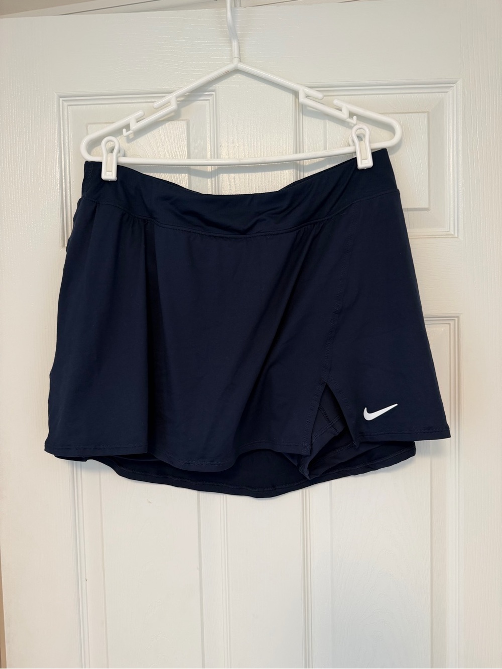 Nike Women's Navy Skort with White Swoosh